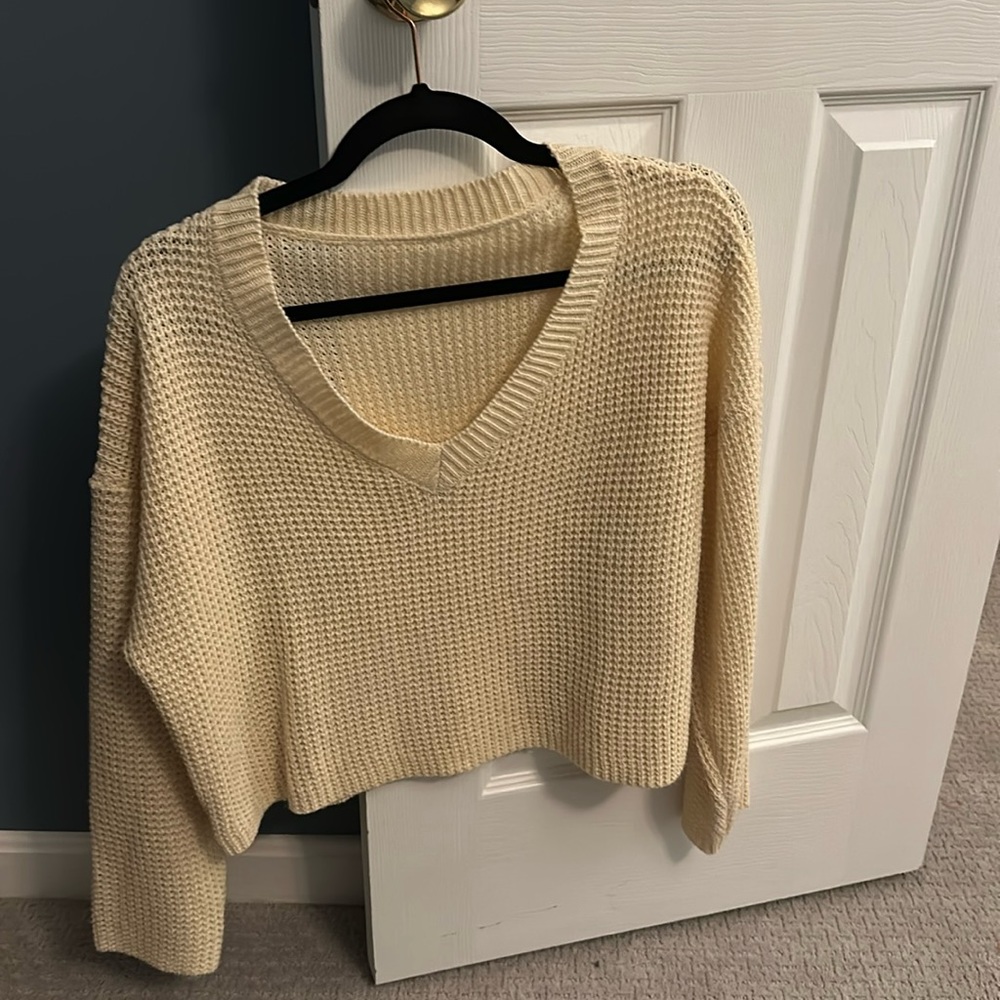 V-neck sweater